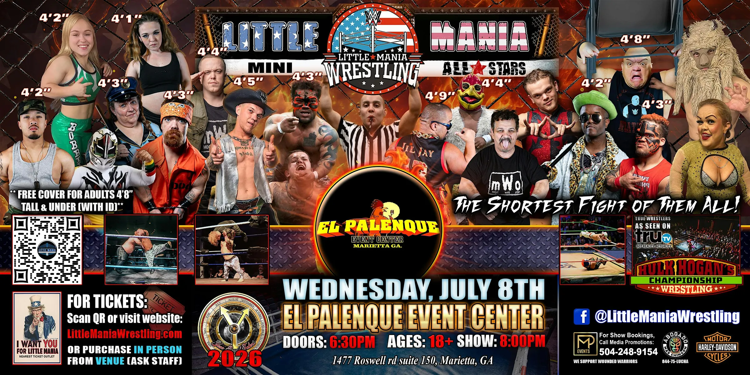 Marietta, GA - Little Mania Mini Wrestling @ El Palenque Event Center