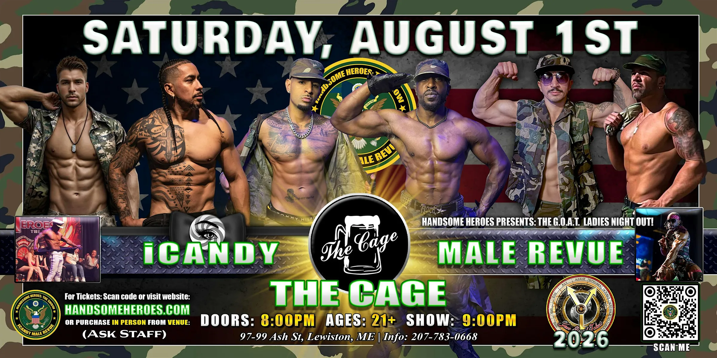 Lewsiton, ME -  iCandy Male Revue @ The Cage