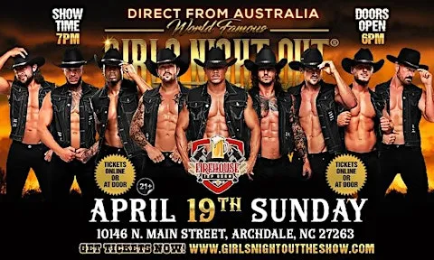 GIRLS NIGHT OUT THE SHOW® AUSTRALIA TAKEOVER IN ARCHDALE, NC, USA!!