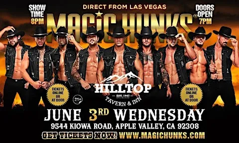 MAGIC HUNKS AUSTRALIA TAKEOVER APPLE VALLEY,CA USA!!!