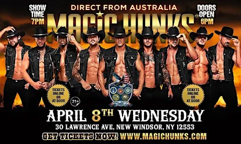 MAGIC HUNKS® AUSTRALIAN TAKEOVER IN NEW WINDSOR, NY, USA!!