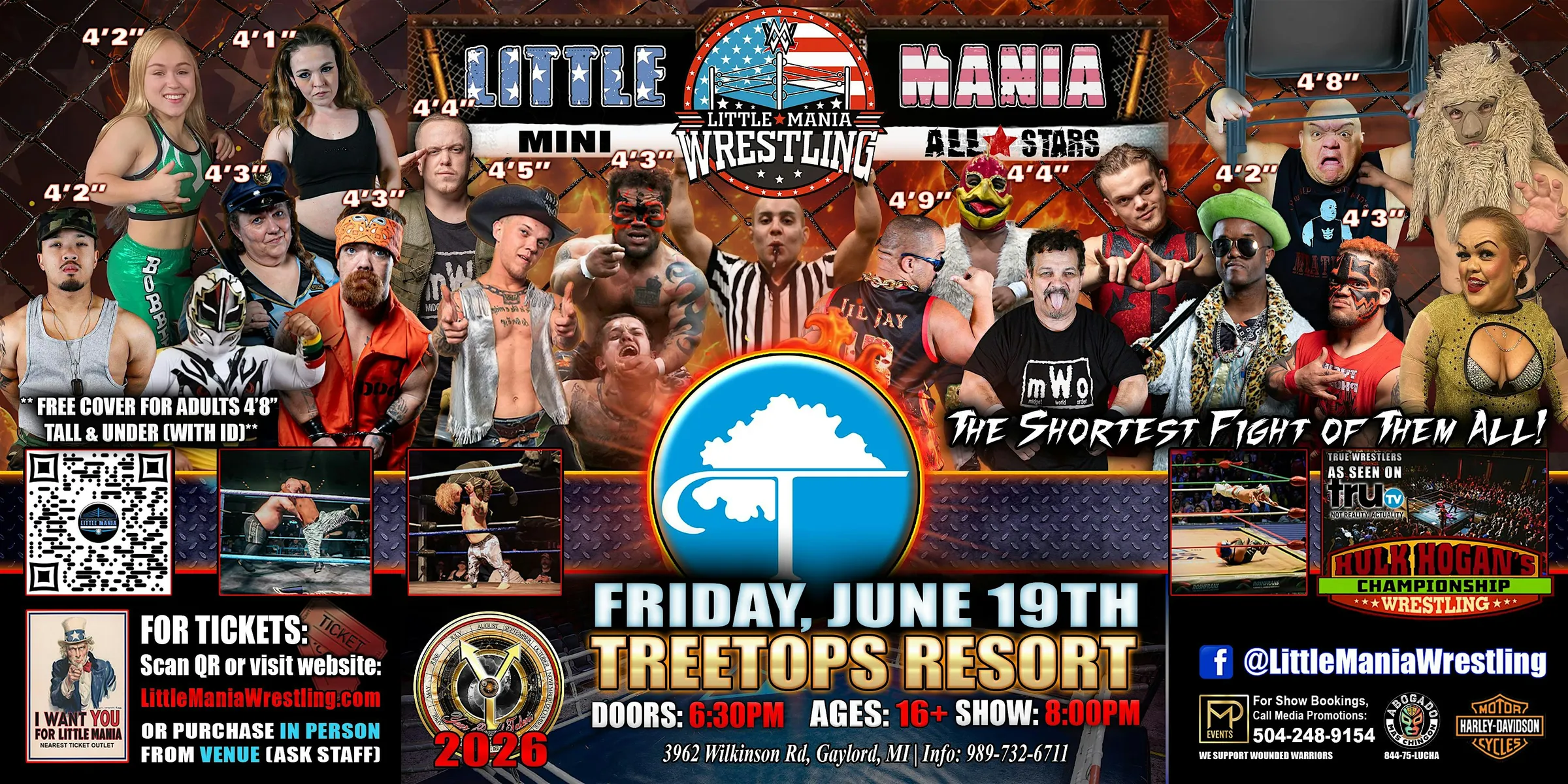 Gaylord, MI - Little Mania Mini Wrestling @ Treetops Resort