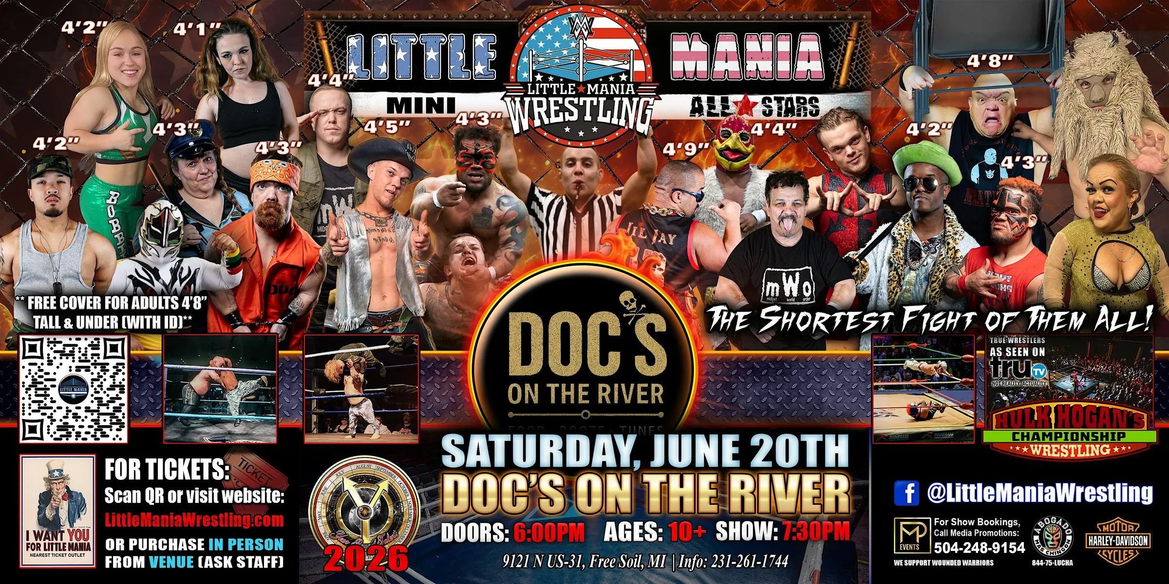 Free Soil, MI - Little Mania Mini Wrestling @ Doc's On The River