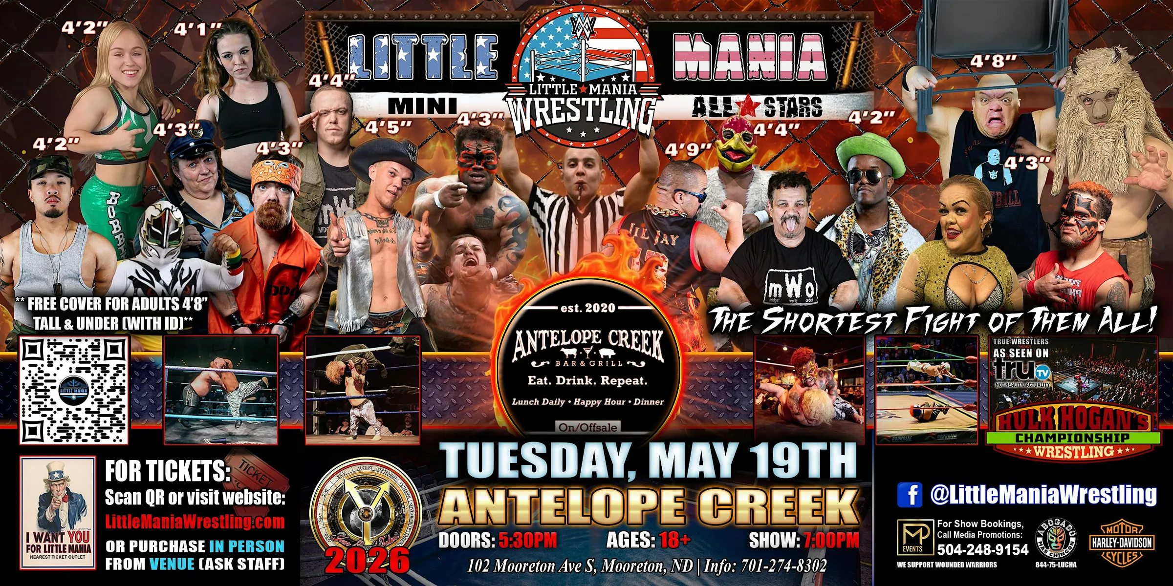 Mooreton, ND - Little Mania Mini Wrestling @ Antelope Creek