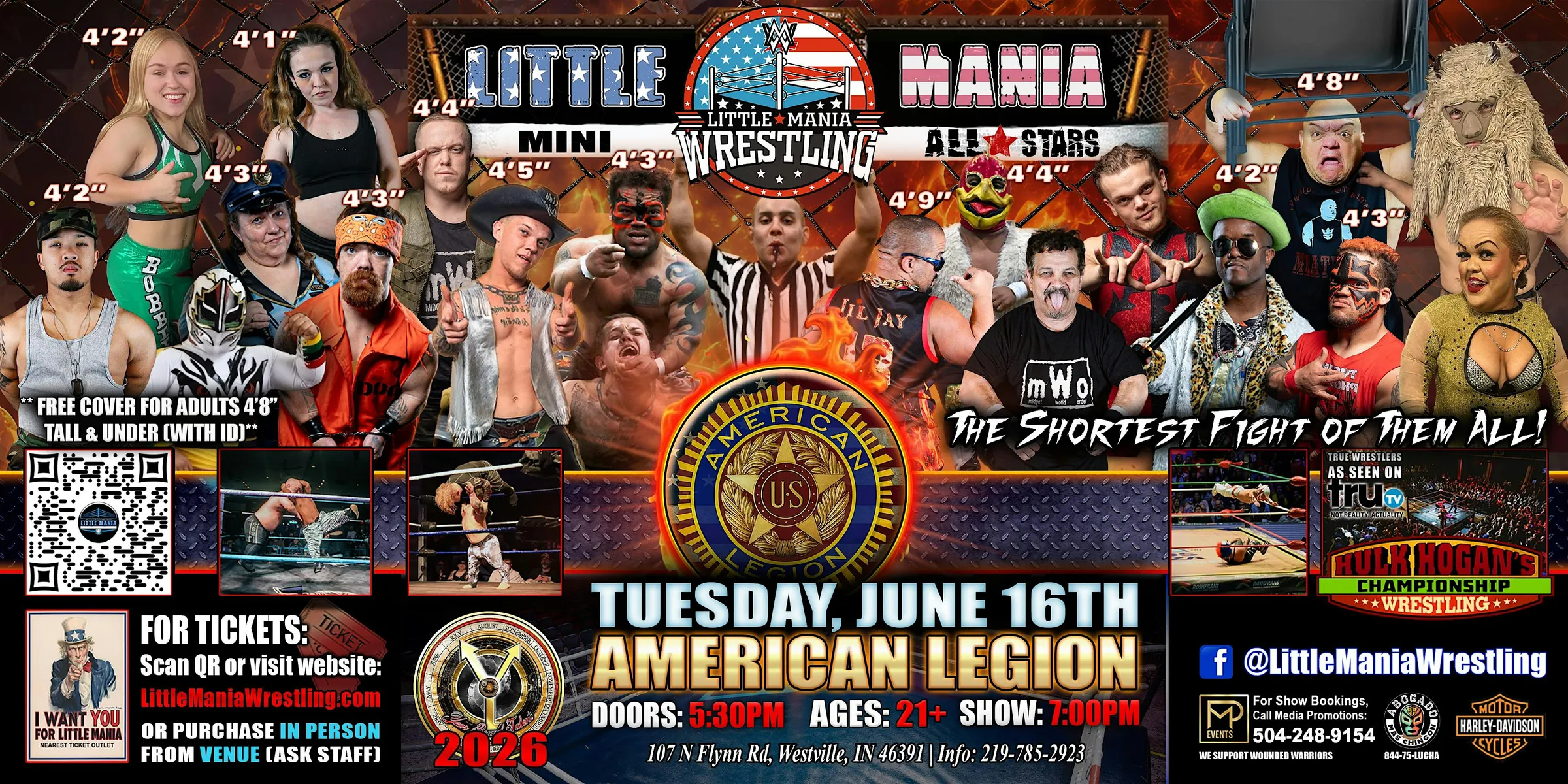 Westville, IL - Little Mania Mini Wrestling @ American Legion