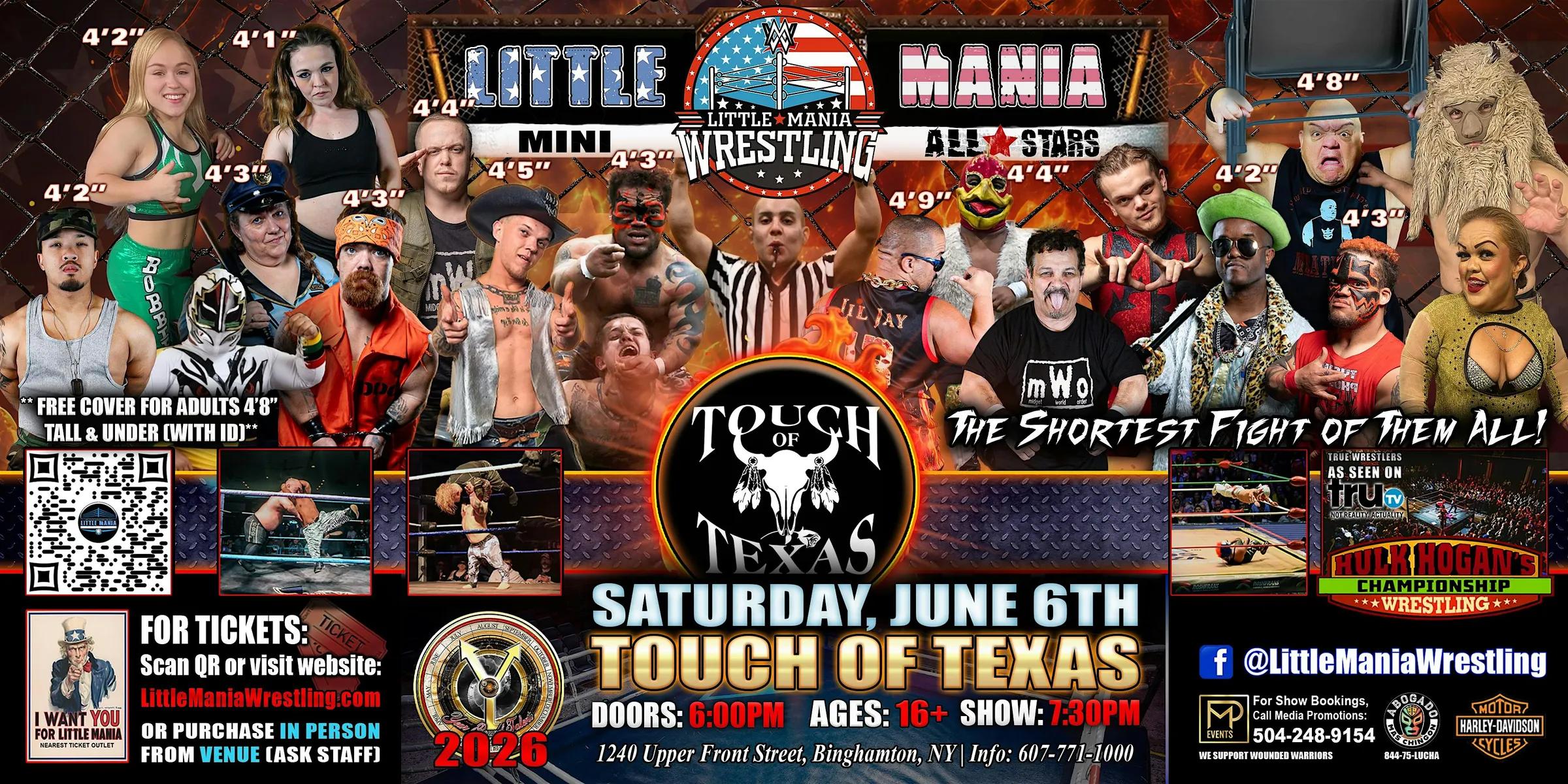 Binghamton, NY - Little Mania Mini Wrestling @ Touch of Texas