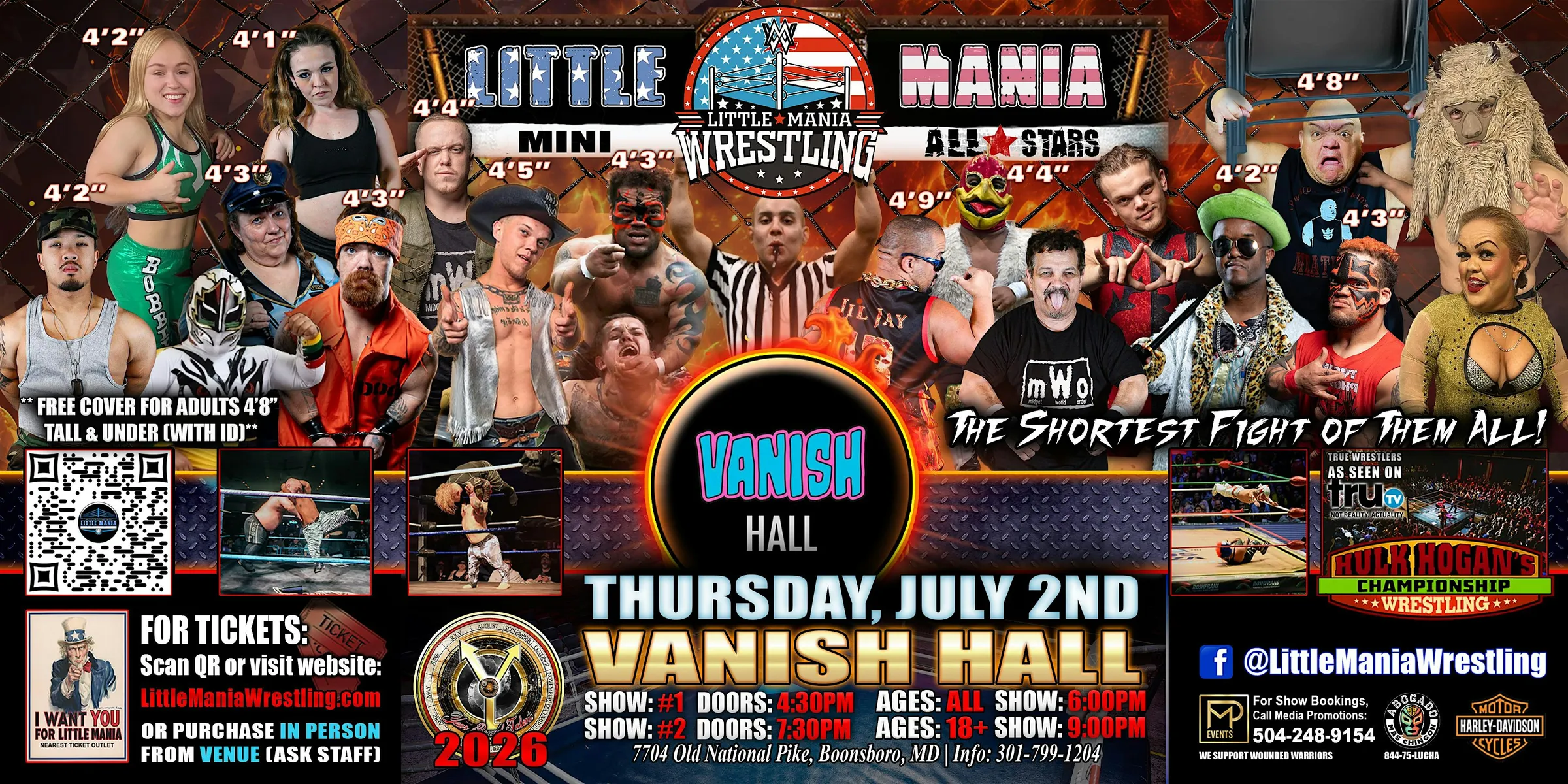 Boonsboro, MD - Little Mania Mini Wrestling @ Vanish Hall