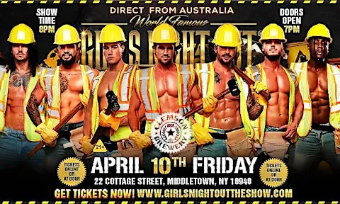 Girls Night Out the Show® AUSTRALIAN TAKEOVER IN MIDDLETOWN, NY, USA!!!