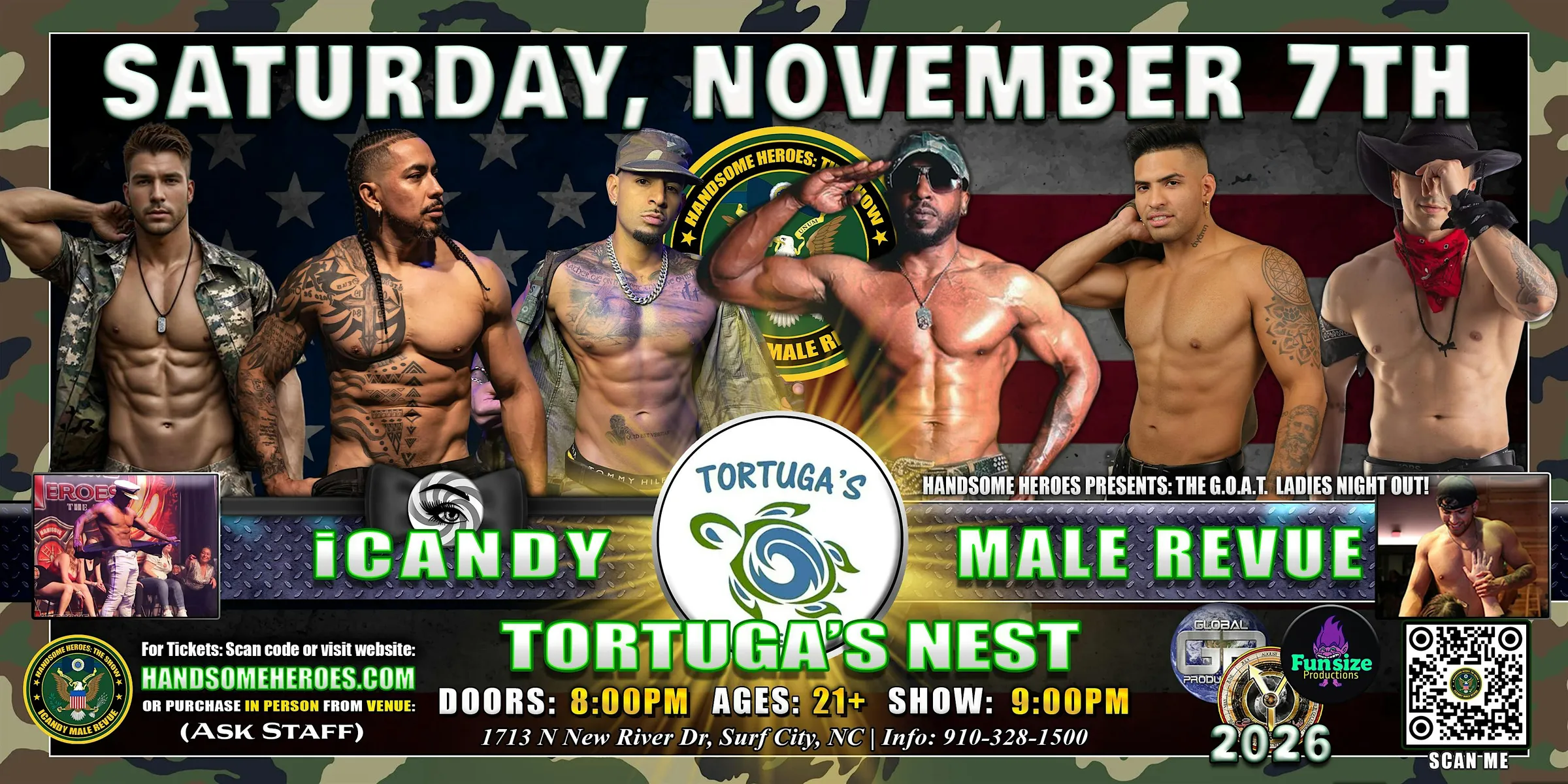 Surf City, NC - iCandy Male Revue @ Totuga's Nest