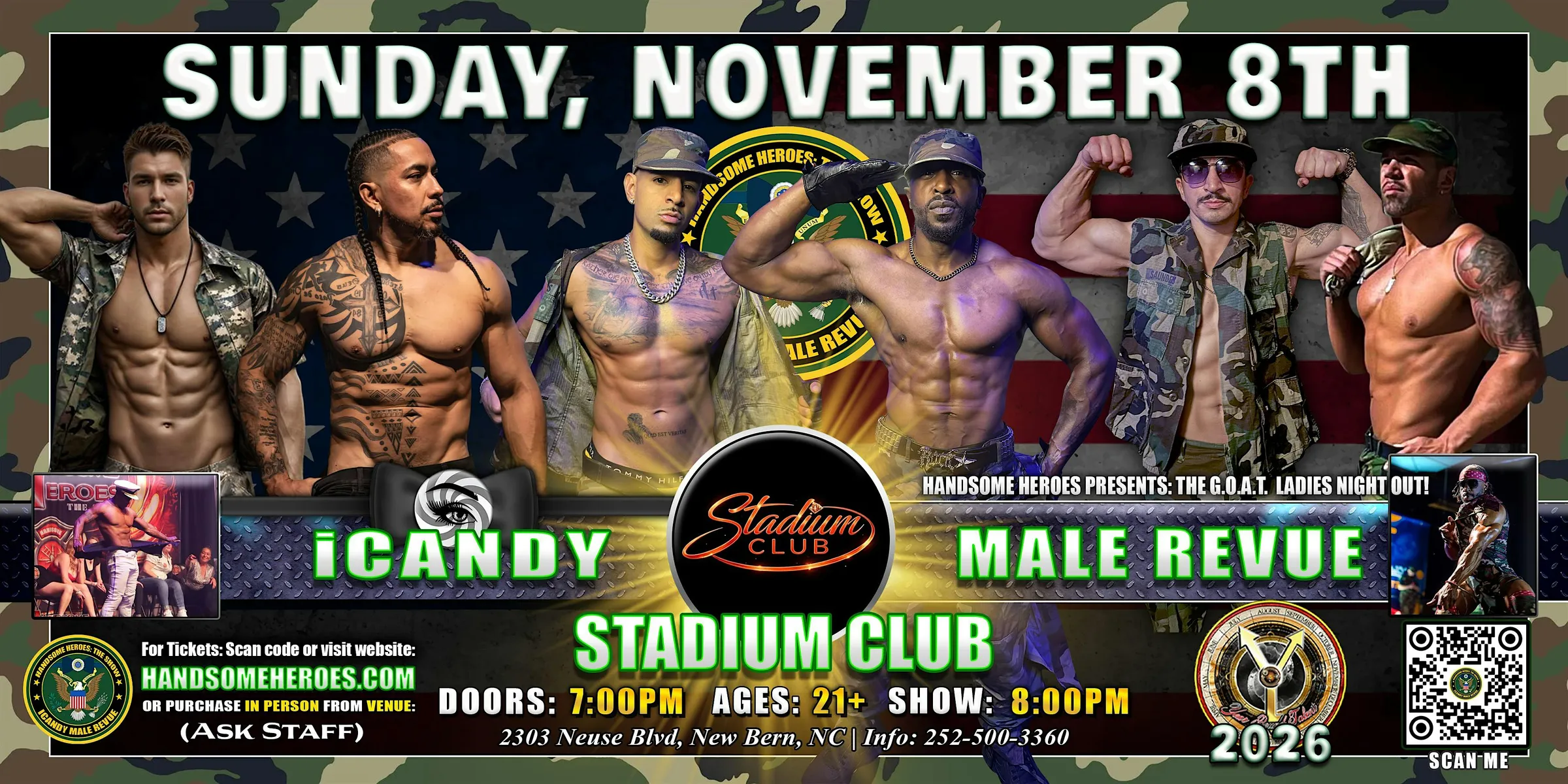 New Bern, NC -  iCandy Male Revue @ Stadium Club