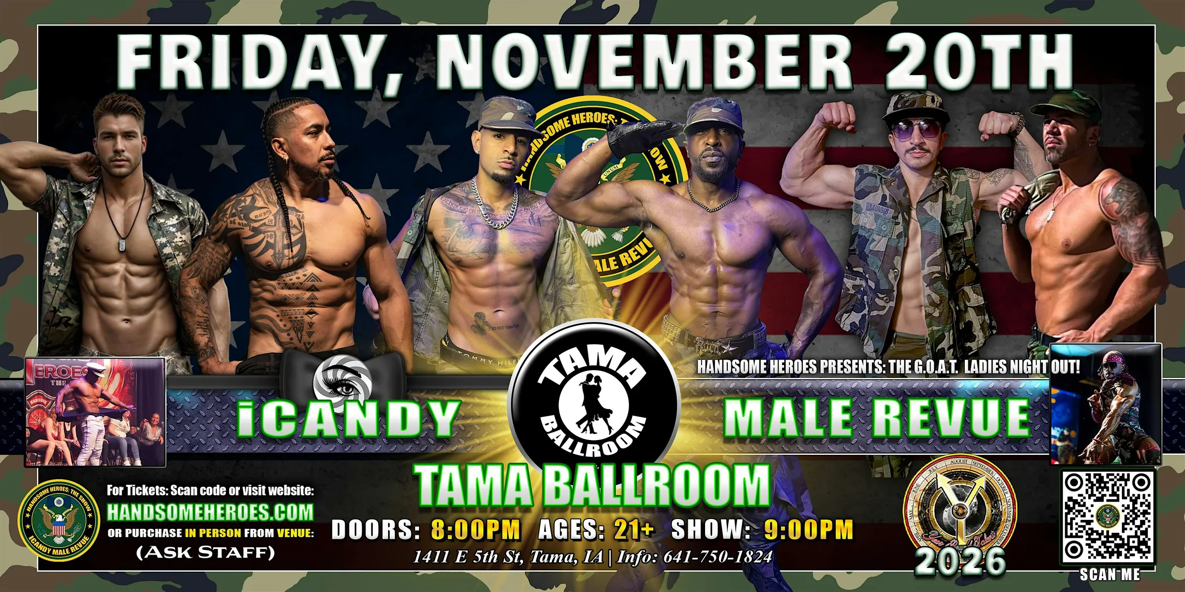 Tama, IA -  iCandy Male Revue @ Tama Ballroom