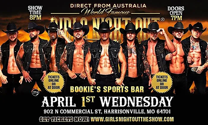AUSTRALIA'S GIRLS NIGHT OUT THE SHOW TAKEOVER HARRISONVILLE,MO USA!!!